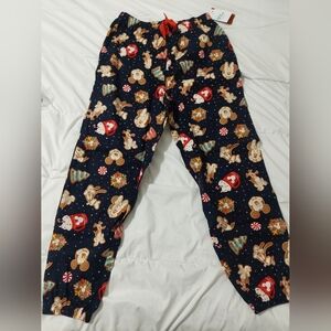 Disney "Holiday Cookies" Flannel Pajama Pants Size Small Old Navy